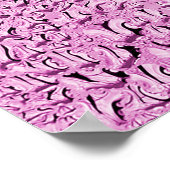 Poster Texture d'une goutte de pluie sur un verre mouillé (Coin)