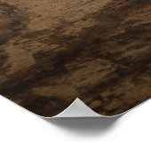 Poster Texture en bois Brown Arrière - plan Abstrait (Coin)