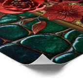 Poster Texture en cuir artistique (Coin)