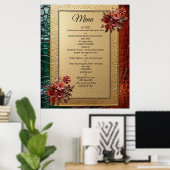 Poster Texture en cuir artistique (Bureau à domicile)