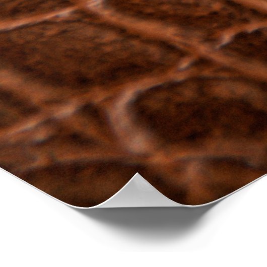 Poster texture en cuir Brown pour arrière - plan (Coin)
