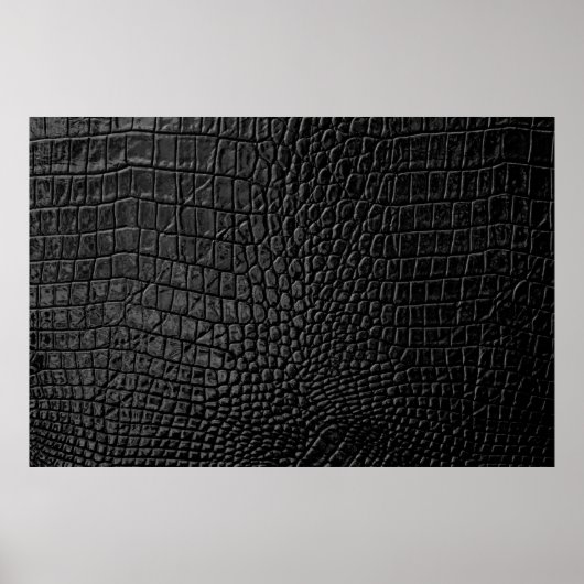 Poster Texture en cuir noir (Devant)