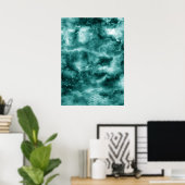Poster Texture en marbre vert foncé (Bureau à domicile)