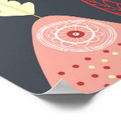 Poster texture forêt automnale (Coin)