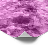 Poster Texture froissée rose foncé (Coin)