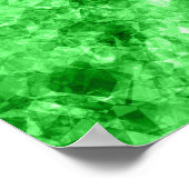 Poster Texture Froissée Verte (Coin)