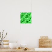 Poster Texture Froissée Verte (Cuisine)