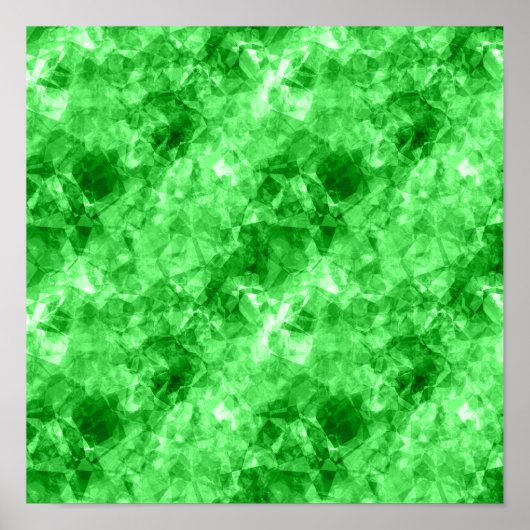 Poster Texture Froissée Verte (Devant)