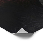 Poster Texture géométrique abstraite en bois (Coin)