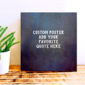Poster texture gris foncé et bleu en détresse ajouter une