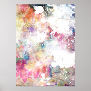 Poster Texture grunge abstraite avec la peinture 2