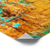 Poster texture grunge en bois (Coin)