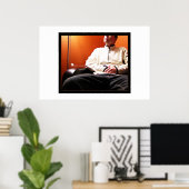 Poster Texture humaine (Bureau à domicile)