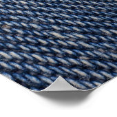 Poster Texture jean déchiré, arrière - plan élégant. (Coin)