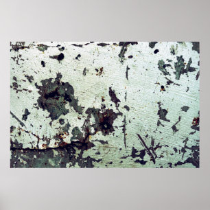 Poster Texture métallique avec rayures et craquelures abs