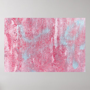 Poster Texture métallique avec rayures et fissures abstra