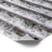 Poster Texture murale en pierre grise. Texture du mur de (Coin)