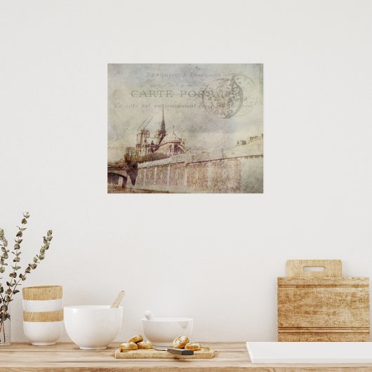 Poster Texturé Notre-Dame (Cuisine)