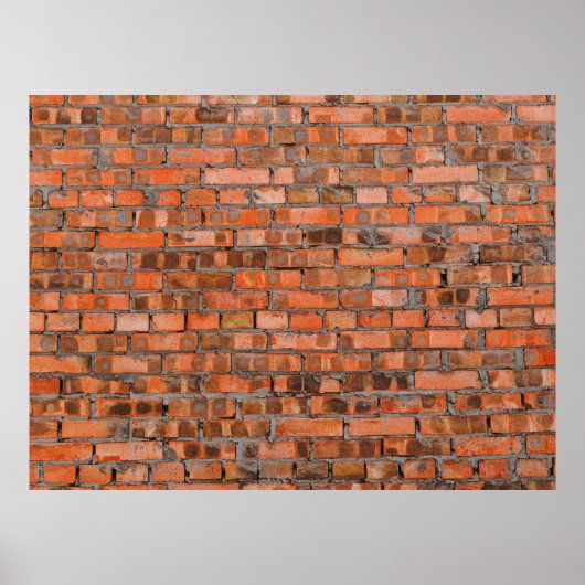Poster Texture of an old brick wall closeupaged,architect (Devant)