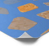 Poster Texture or : dégradé abstrait arrière - plan (Coin)