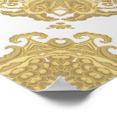 Poster Texture ornementale vintage, orientale, med (Coin)