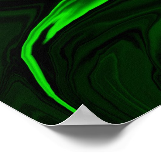 Poster texture pierre de malachite verte (Coin)