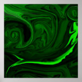 Poster texture pierre de malachite verte (Devant)