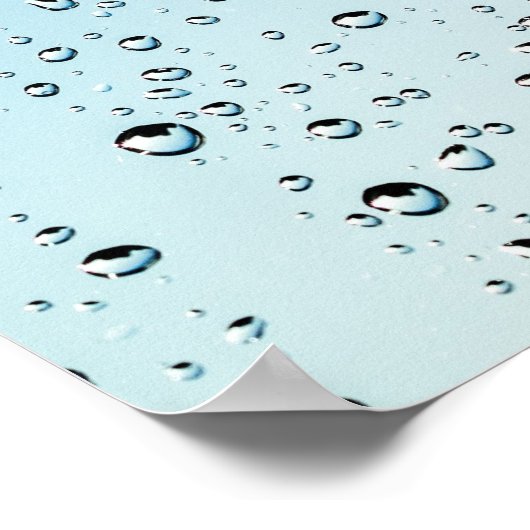 Poster Texture Raindrops (Coin)