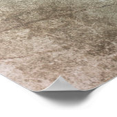 Poster Texture surface vieillie texturée vieillie (Coin)