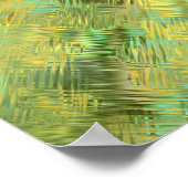 Poster Texture vitreuse jaune citrine (Coin)