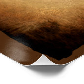 Poster Textures animales sauvages CARTE DE L'AFRIQUE (Coin)