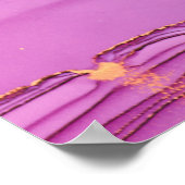 Poster Textures fluides, art abstrait de luxe. (Coin)