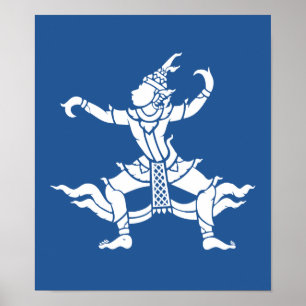 Poster Thai Dancer ⚠ Thailand Sign ⚠