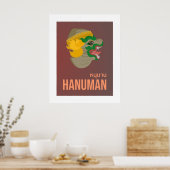 Poster Thailandais Ramakien, Hanuman Wall Art (Cuisine)