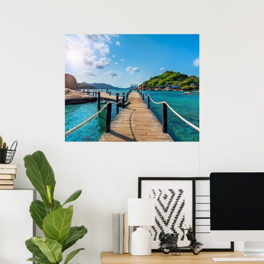 Poster Thaïlande (Bureau à domicile)