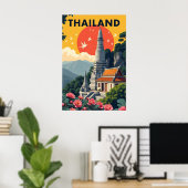 Poster Thaïlande (Bureau à domicile)