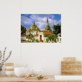 Poster Thaïlande, Bangkoj Wat Phra Chetuphon (Cuisine)