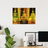 Poster Thaïlande, Bangkok, Bouddha émeraude (Bureau à domicile)