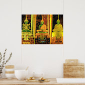 Poster Thaïlande, Bangkok, Bouddha émeraude (Cuisine)