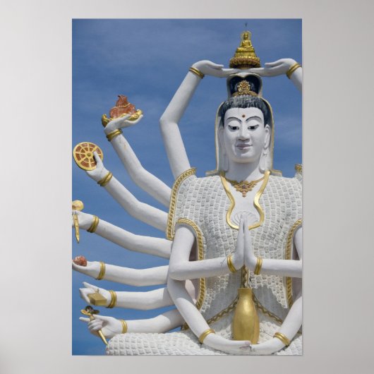 Poster Thaïlande, Ko Samui alias Koh Samui). Wat Plai (Devant)