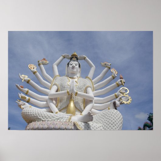 Poster Thaïlande, Ko Samui alias Koh Samui). Wat Plai (Devant)