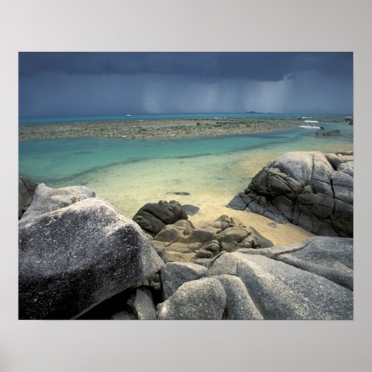Poster Thaïlande, mer d'Andaman, île de Ko Phi Phi, Scéni (Devant)