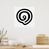 Poster Thailande Numéro 1 / Un / ๑ (Nueng) Langue thaïe (Cuisine)