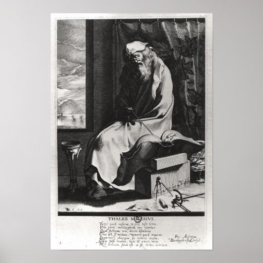 Poster Thales de Miletus (Devant)