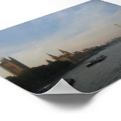 Poster Thames River, Londres; octobre 2005 (Coin)