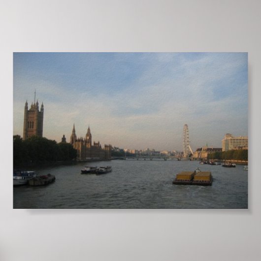 Poster Thames River, Londres; octobre 2005 (Devant)