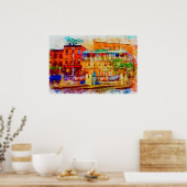 Poster Thames Street, Fells Point, Baltimore, Maryland (Cuisine)