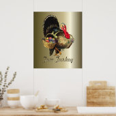 Poster Thankesgiving Tom Turkey (Cuisine)