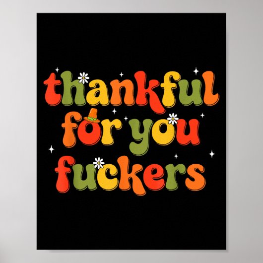 Poster Thankful For You Forers  (Devant)