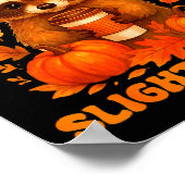 Poster Thankful Grateful Slightly Feral Funny Raccoon Tha (Coin)